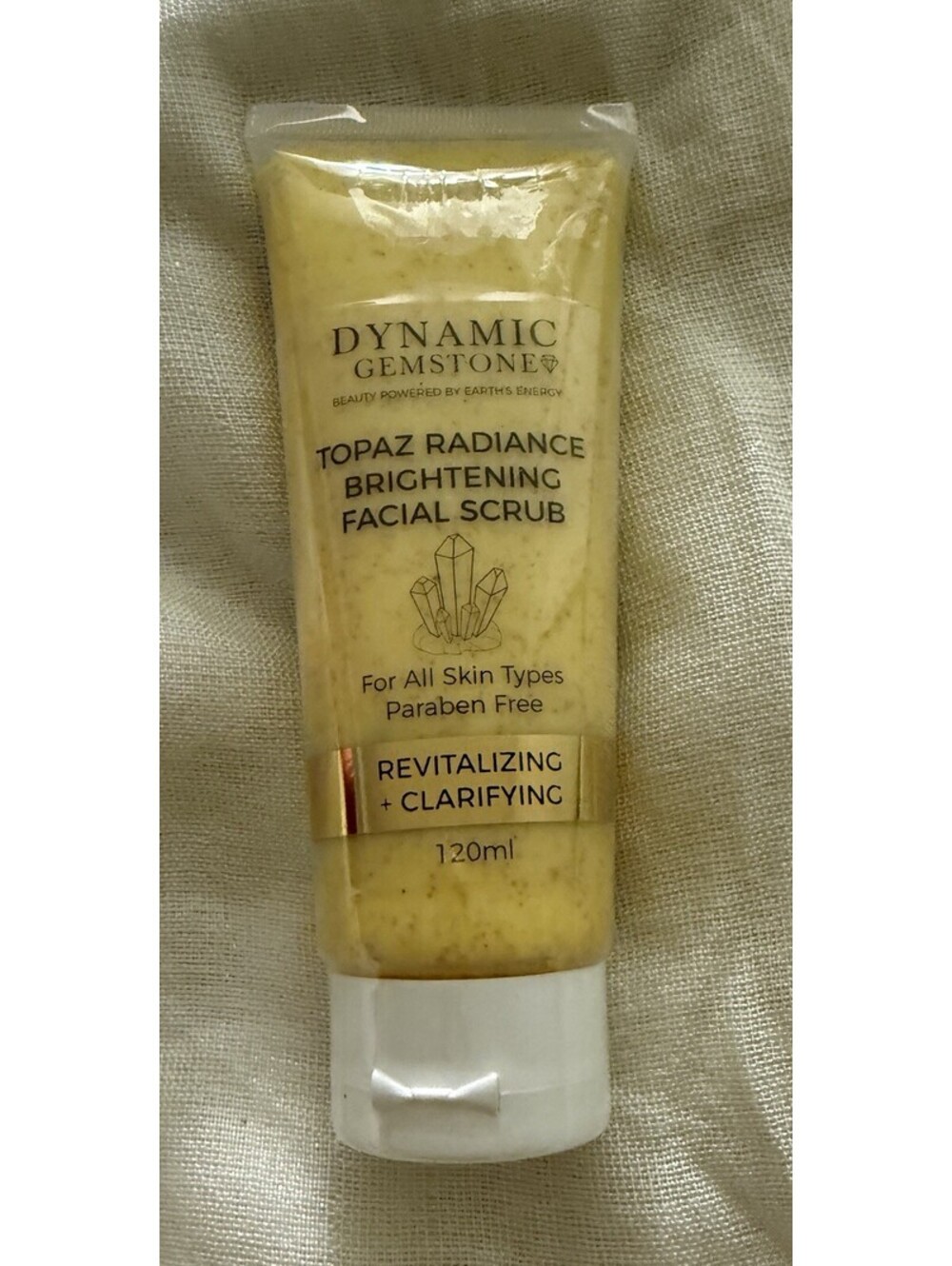 Dynamic Gemstone Topaz Radiance Brightening Facial Scrub 120ml NEW Sealed